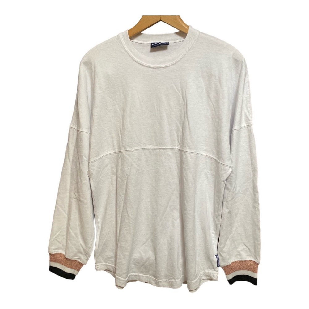 Spirit Jersey White with Accent Long Sleeves XS  will fit M